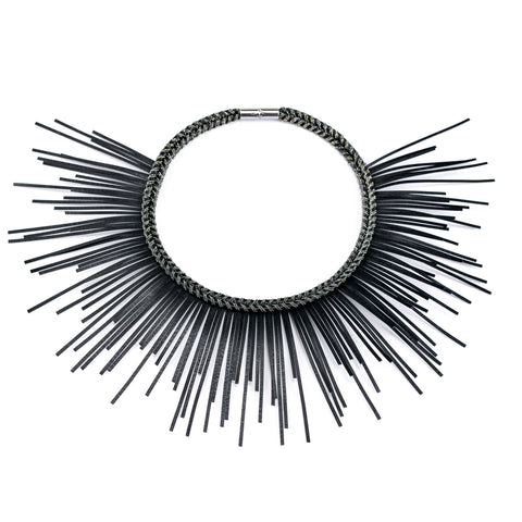 Sunburst Necklace Nero