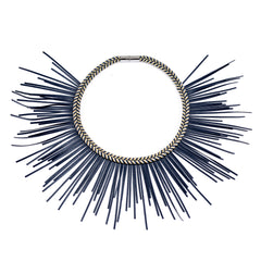 Sunburst Necklace Navy